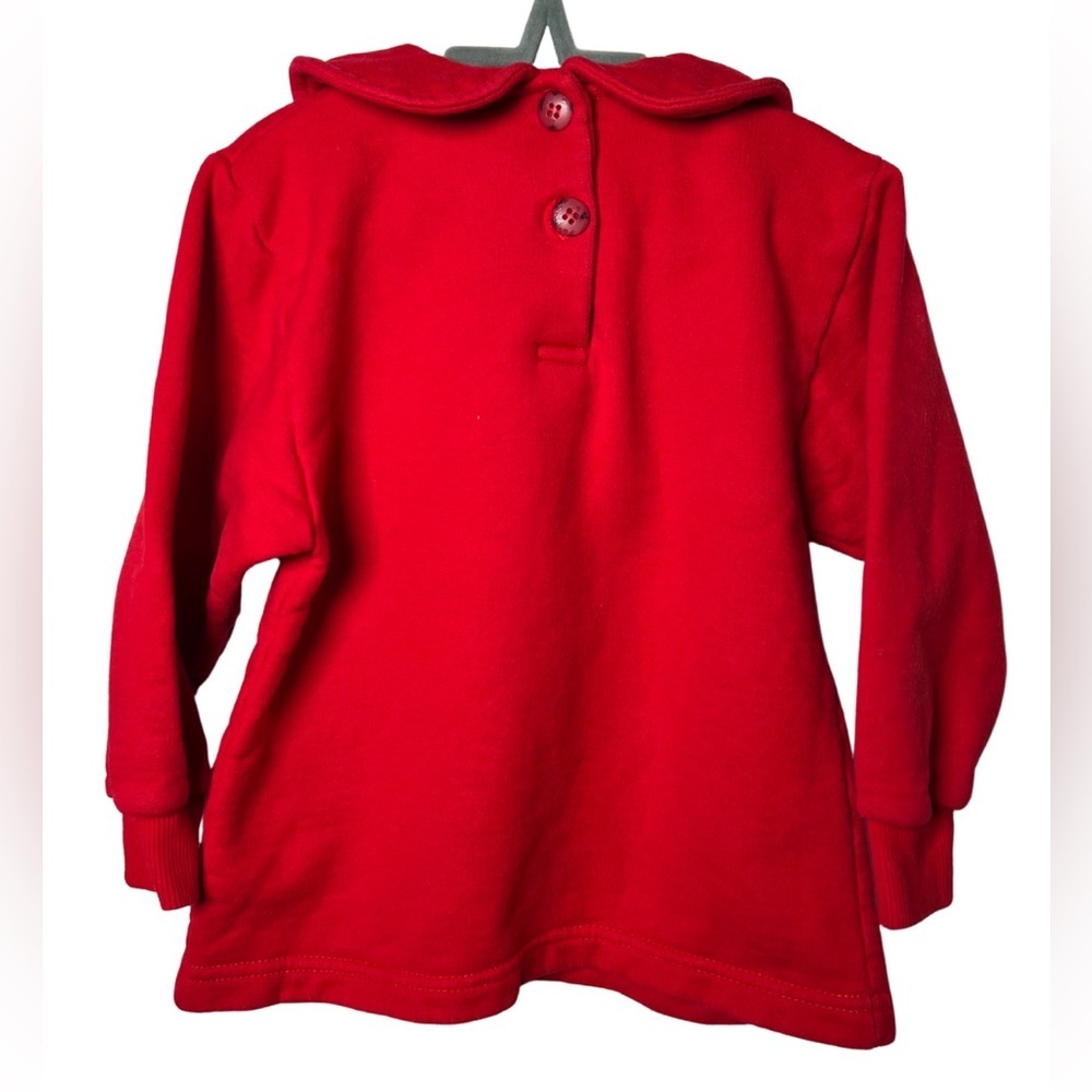 SOLD // Vintage Oshkosh B'Gosh Sweater Red Embroidered Size 2 - Picture 3 of 7